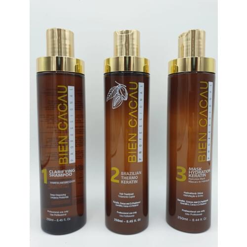 Bien Cacau Keratin Smoothing System 3 X 250ML (Shampoo, Keratin and Mask)