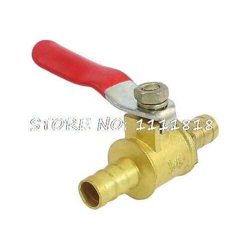 Pipe Fitting Connector 8mm Barb Hose Lever Handle Ball Valve