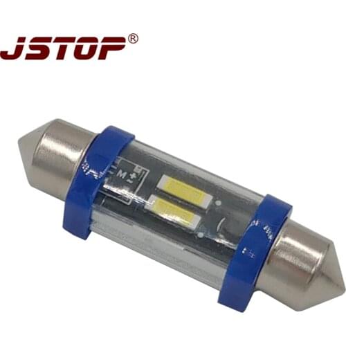 JSTOP 2PCS/set LED Reading Lights c5w 6000k led bulbs festoon lamp 1860smd canbus 36mm 31mm 39mm 42mm 12-24V led car Trunk light