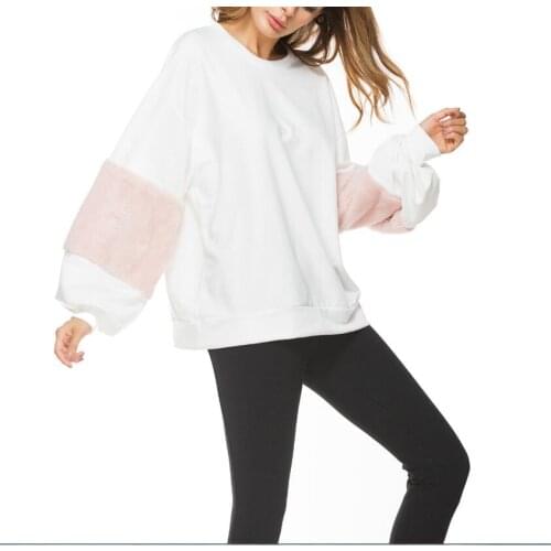 Autumn winter sweater White sexy pullovers Lantern Sleeve Solid women tops Slim long sleeve chic jumper femme Casual Sweater