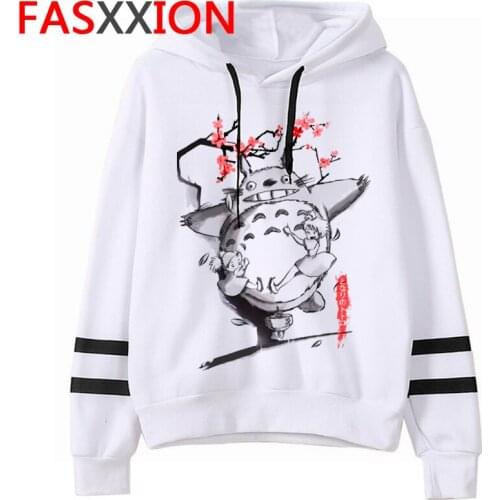 Totoro Studio Ghibli Kawaii Hoodies Harajuku Funny Anime Women Cartoon Sweatshirt Ullzang 90s Fashion Spirited Away Hoody Female