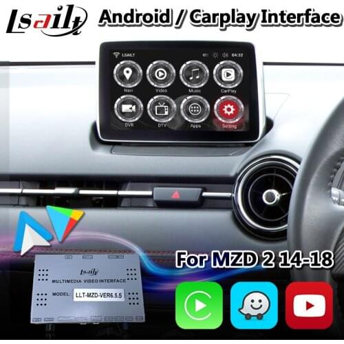 Lsailt Android multimedia video interface for Mazda 2 / 3 / 6 2014-2020 Model Built in GPS Navigation 32GB ROM