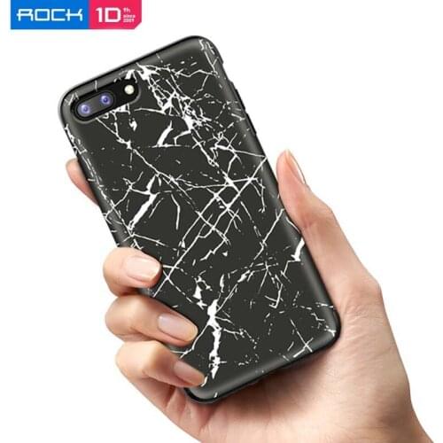 ROCK Full Protection Case for iPhone 8 Capa Classic Wood Grain+TPU Protective Back Cover Case for iPhone 8 Plus Phone чехол