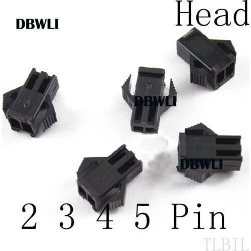 1000pcs SM2.54 male case socket 2.54 pair of plug locks 2P 3p 4p 5p SM 2.54 2.54MM