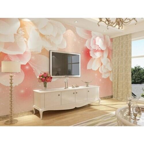 The custom 3D murals,modern simple dream lotus papel de parede,living room sofa TV wall bedroom wall paper