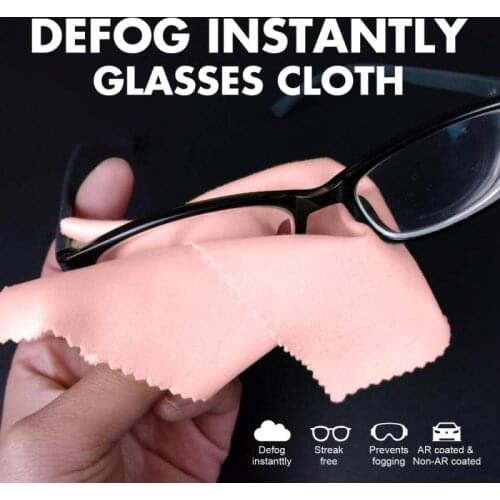 5 Pieces/batch Of High Quality Suede Glasses Cleaner Wipe Screen Cleaning Wipes Glasses Microfiber Glasses Cleaning Cloth Lens