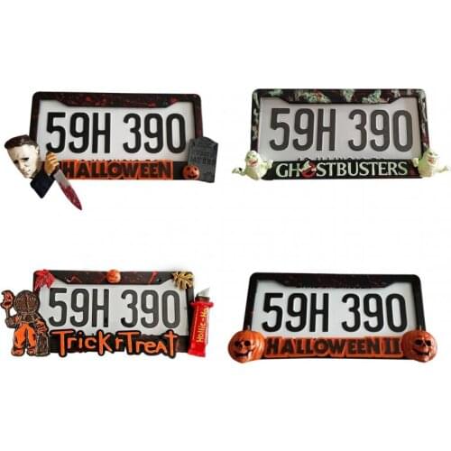Car License Plate Halloween License Plate Frame Halloween Personalized Michael Myers License Plate Frame License plate frame