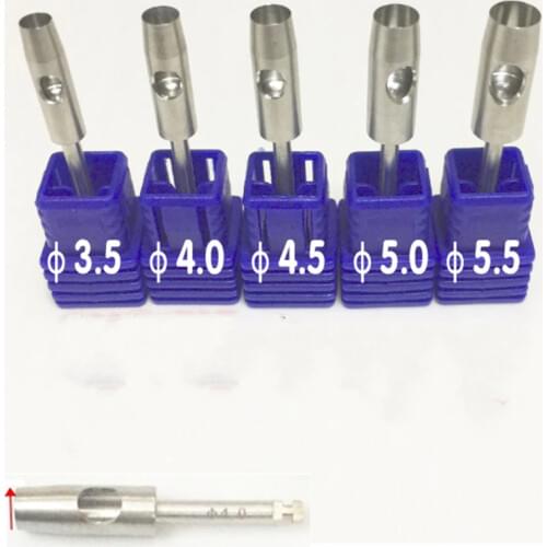 Free shipping 1 Pcs Dental Surgical Implant Reusable Tissue Punch Offset Stainless Steel Tools