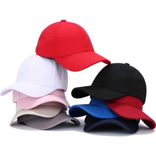 LINJW Solid Color Summer Baseball Cap for Men Women Hip Hop Snapback Caps Casual Streetwear Baseball Hat Outdoor Dad Hats