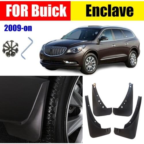 CAR FOR Buick Enclave Mudguard Fenders Mud flaps splash Guard Fender Mudguards Mudflap car Accessories Front Rear 4 pcs