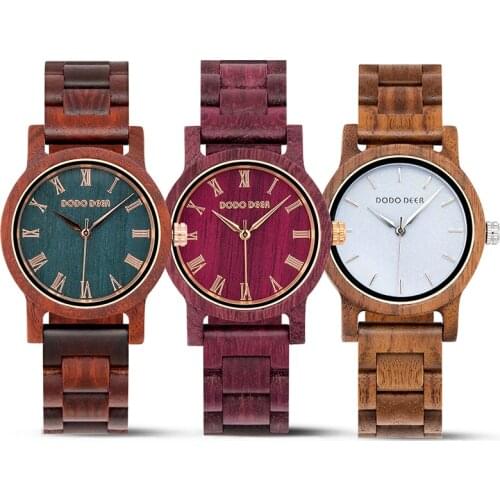 Watches for Women Luxury Casual DODO DEER Quartz Wristwatch Ladies Female Waterproof Party Mothers Day Gift Green sandalwood