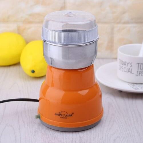 Electric Stainless Steel Coffee Bean Grinder Home Milling Machine Kitchen 220V 95AC