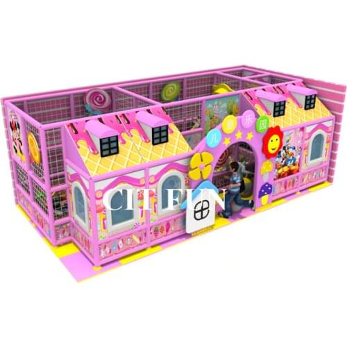 Hot sale China Factory price Pink World shipping mall Indoor playground IP-032C