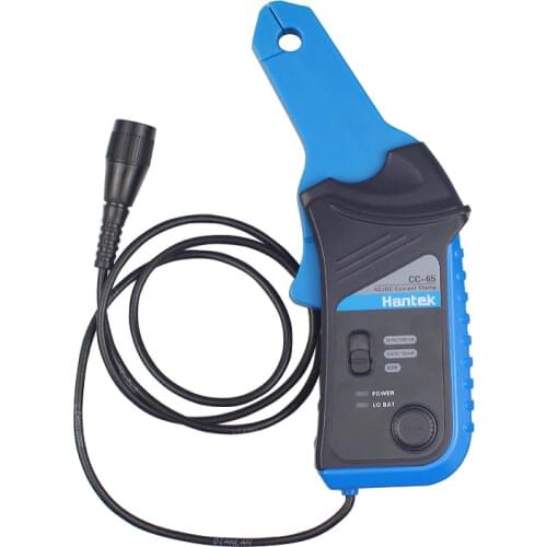 Hantek Oscilloscope AC/DC Current Clamp Probe CC-65 CC-650 20KHz/400Hz Bandwidth 1mV/10mA 65A/650A with BNC Plug