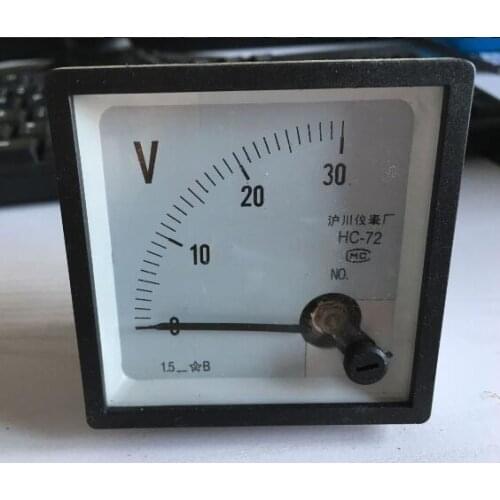 HC-72 0-30V pointer type voltmeter voltage meter
