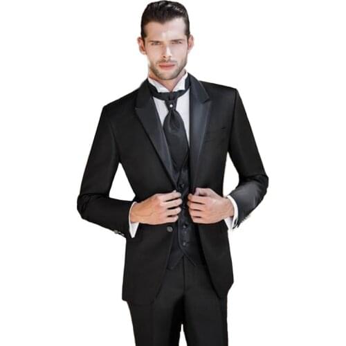 Custom Made Mans Suits For Wedding Groom Wear Groomsman Suits Dinner Suits Prom Dress Peaky Binders 3 Pieces(Jacket+Pants+Vest)