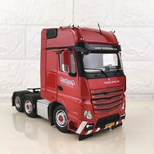 Diecast 1:32 Scale Trailer Head Alloy Truck Model Adult Collection Souvenir Ornaments Display Vehicle Decoration Toys Gift