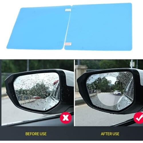 Rainproof Film Car Rear Mirror Protective Film Anti Fog Window Rainproof Rear View Mirror Protective Film Auto Accessories