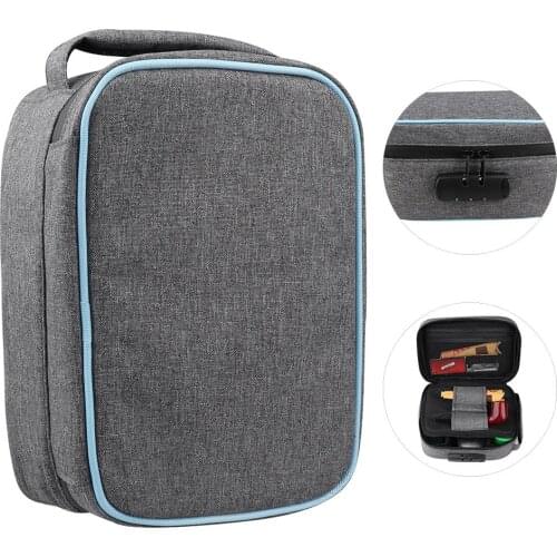 Odor Smell Proof Smoking Stash Storage Bag Case Combination Lock Carbon Lined Container Organizer Storage Case Bag