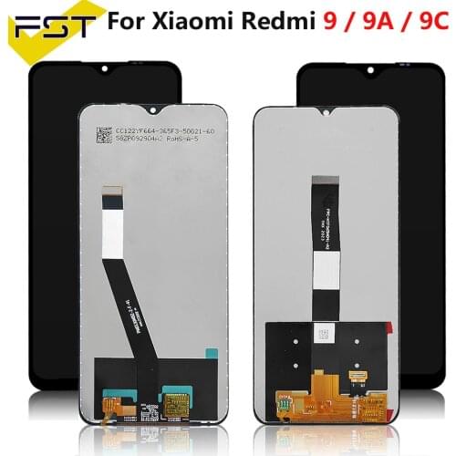 For Xiaomi Redmi 9A M2006C3LG / Redmi 9C / Redmi 9 M2004J19G LCD Display Screen Touch Digitizer Assembly LCD Display Spare Parts