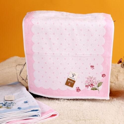 100% cotton towel without twist and cutting process make very soft and comfortable embroidering water is good