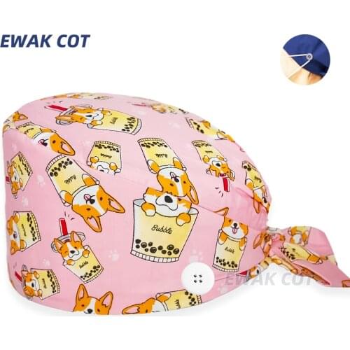 Nurse hat beauty salon Pet hospital surgicals cap doctor dentist pharmacy lab scrub hat clinic clinical hats surgical hat women