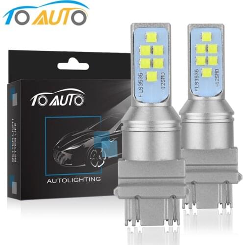 2Pcs T20 7443 7440 LED W21W WY21W W21/5W Led Bulb T25 3157 LED P27/7W Car Brake Light Reverse Lamp Auto 12V 24V White Amber Red