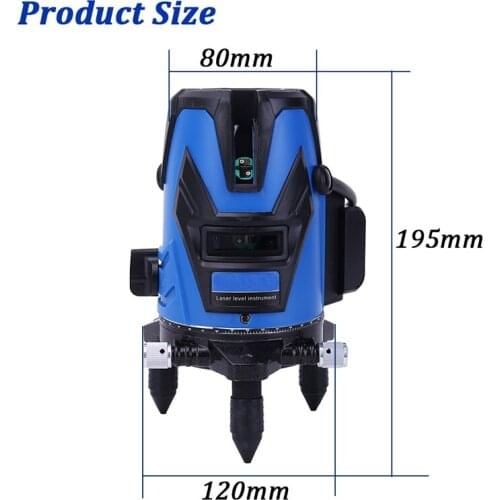 Construct cross green line laser level indoor