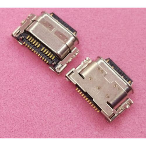 50Pcs Usb Charger Charging Dock Port Connector For Motorola Moto Z4 XT1980 One Zoom XT2010 P40 Note P40Note Type C Contact Plug