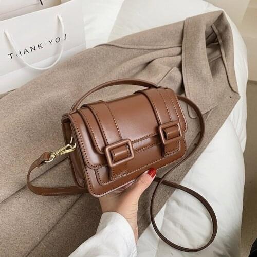 Women Bags 2021 Korean version Handbag INS One shoulder Messenger Bag Square bolso Small Pack Crossbody Bags Ladies Phone Purse