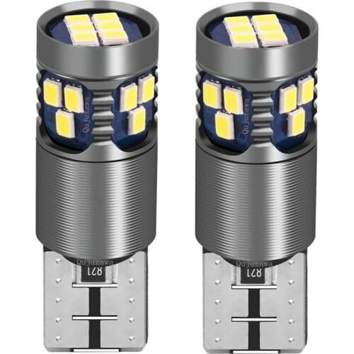 2PCS T10 W5W New Super Bright LED Car Dome Reading Lamps WY5W 2825 Auto Turn Side Bulb Canbus Error Free Wedge Clearance Lights