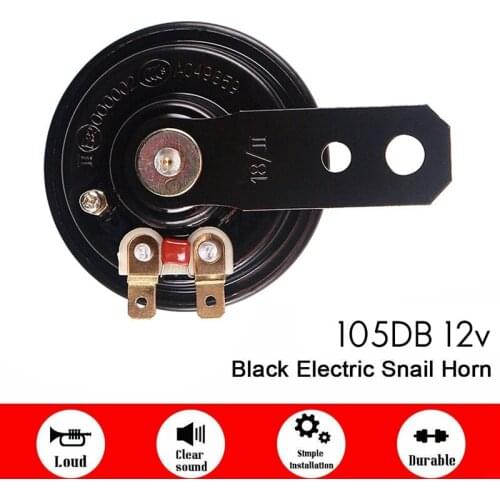 2PCS Universal 12V Upgrade Motorcycle Horn Waterproof Electric Horn 12V 105Db Motorcycle Motor Scooter Loud