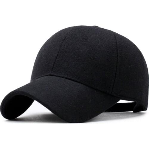 2019 new winter cold solid color earmuffs cap windproof cold baseball hats mens outdoor warm hat fashion sports caps