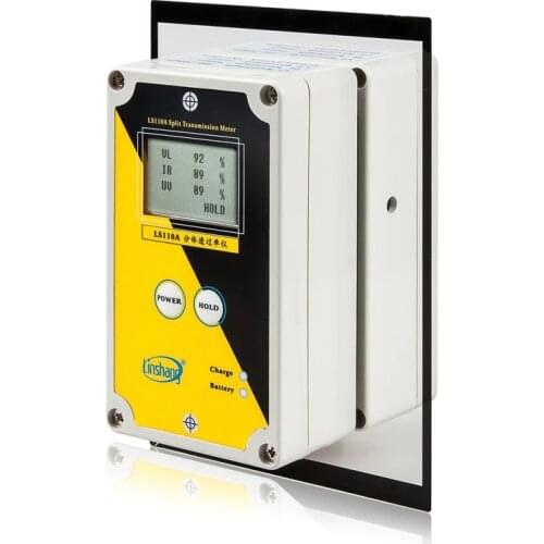 Automobile Split Transmittance Meter 3 IN 1 VL UV IR Light Transmittance Instrument Solar Film Measuring Instrument LS110A