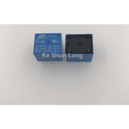 Free shipping lot(10pieces/lot)100%Original New SRD-12VDC-SL-C SRD-18VDC-SL-C SRD-24VDC-SL-C SRD-48VDC-SL-C 5PIN 10A Power Relay
