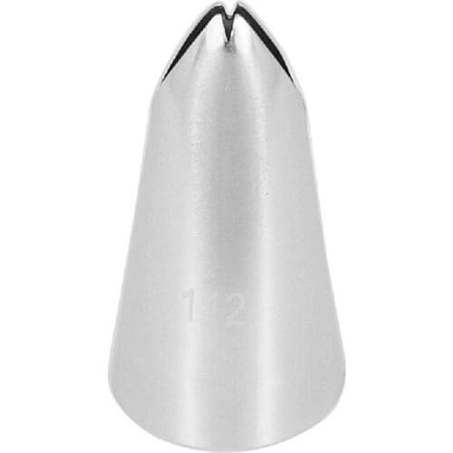 Free Shipping Stainless Steel18/8 Leaf Piping Nozzle Cakes Cupcakes Decorating Icing Tips #112