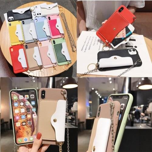 TPU Soft Candy Lanyard Neck Strap Case For Huawei Honor Y8S 9X 30 Lite P40 Pro Plus Play 4 4T Pro 9A 9C 30S Crossbody Bags Cover