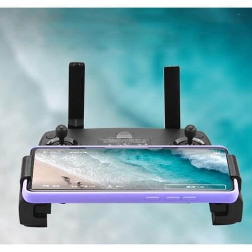 For DJI Mavic 2/Mini/Pro/Air/Spark Drone Phone Holder Clip Mount Accessories Remote Control Free Mobile Phone Case Bracket