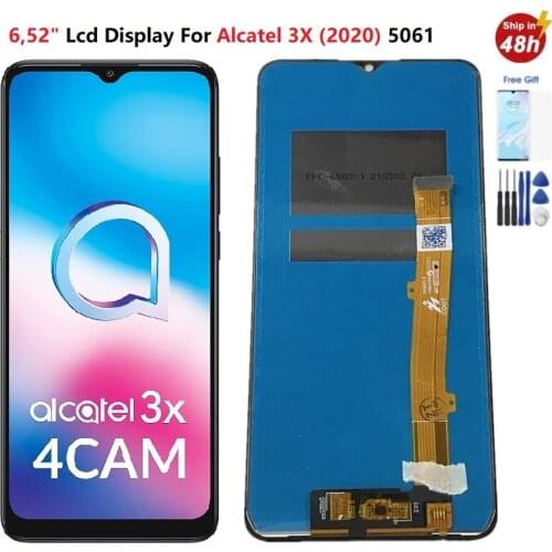 6.52 Inch For Alcatel 3x 2020 Lcd 5061U 5061K Display Touch Screen Digitizer Assembly For Alcatel 3x2020 LCD 5061 Display
