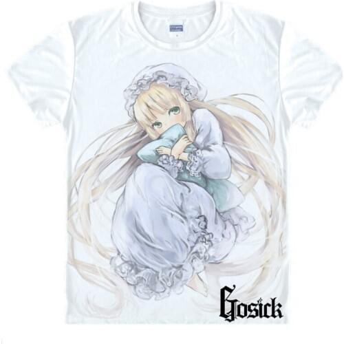 GOSICK T-Shirt Victorique de Blois Shirt Cute Womens T-Shirts Anime clothes cute kawaii cool sexy beach t-shirts Japan Anime a