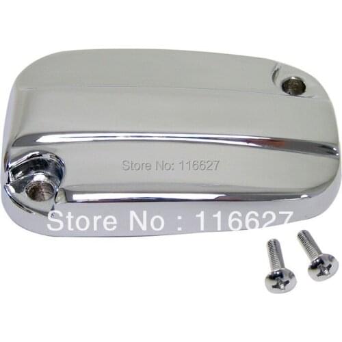Chrome Front Brake Fluid Reservoir Cap For 07-12 Harley Electra Glide Road King Classic