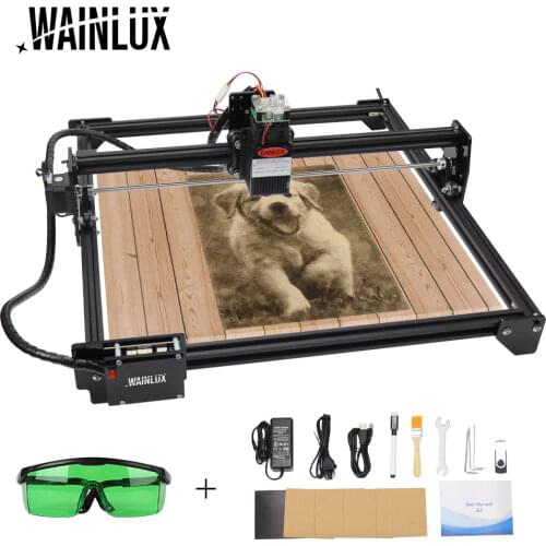 Wainlux Laser Engraver JL3 64-bit Motherboard DIY Wood Cutting Carving 3D Printer with Safety Protection CNC Laser