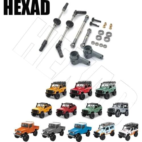 Upgrade Steel Front & Rear Bridge Axle Gear Steering Cup Kit for MN96 MN99S MN D90 D91 1/12 RC Car Spare Parts