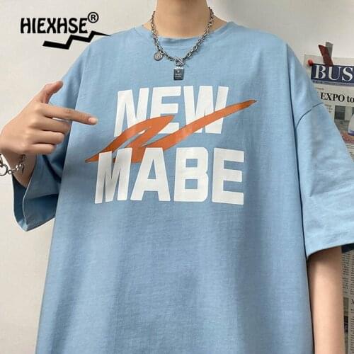 2021 Mens T-Shirt Summer Letter Printing Mens Short-Sleeved All-Match T-Shirt Casual Breathable T-Shirt Harajuku Mens Fashion