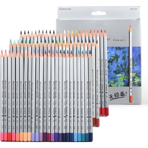 24/36/48/72 oily color drawing pencils set professional painting sketch art color pencil carton packed school gift art supplies