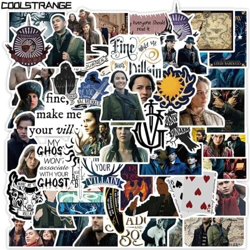 10/30/50Pcs Shadow and Bone TV show Stickers Toy For Kids Motorcycles Skateboards Phones DIY Hand Diaries Scrapbooks Desk