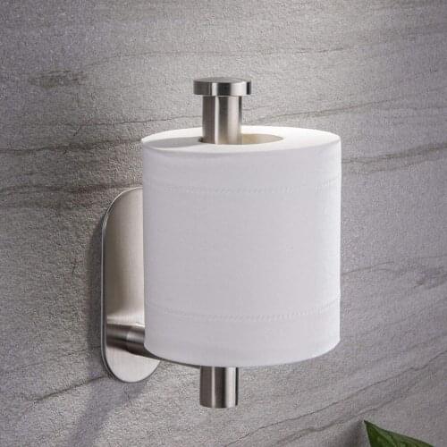 Toilet Wall Mount Toilet Paper Holder Stainless Steel Bathroom Kitchen Roll Paper Accessory Tissue Towel Accessories Holders