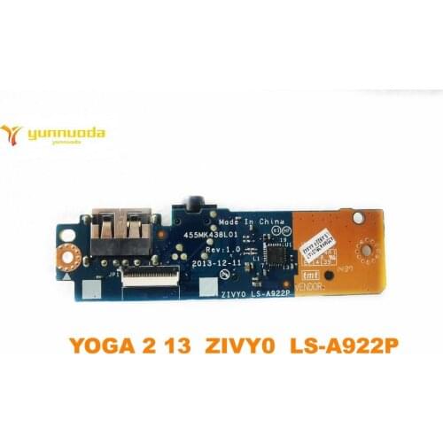 Original for Lenovo YOGA 2 13 USB board Audio board YOGA 2 13 ZIVY0 LS-A922P tested good free shipping