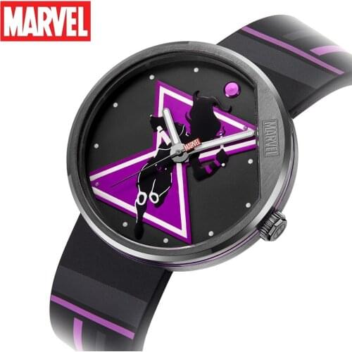 Marvel Original The Avengers Black Widow Cartoon Antique Clock Female Watch Quartz women girl WristWatch Relogio Masculino 9136
