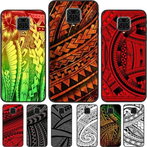 Polynesian Mix For Xiaomi Redmi Note 10 8 7 9 Pro 8T 9S Phone Case For Redmi 9 9A 9C 9T 8A 7A K40 Coque